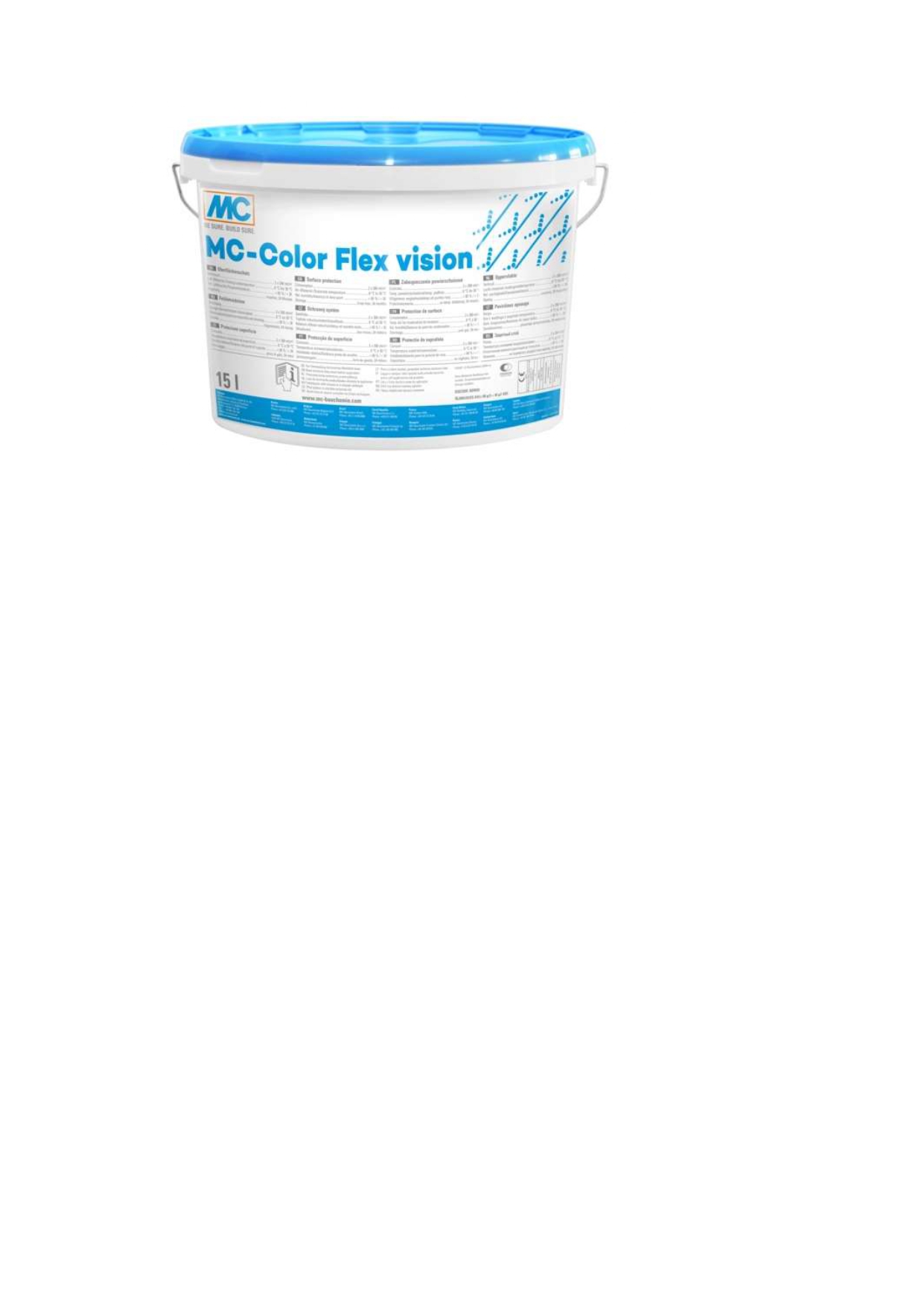 MC-COLOR FLEX VISION Покриття на осн. акрилових полімерів розчинене у водному середовищі, MC-Bauchemie, 15 л